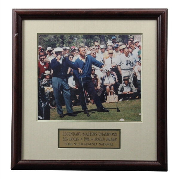 Ben Hogan & Arnold Palmer Legendary Masters Champions Display Photo - Framed