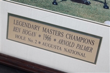 Ben Hogan & Arnold Palmer 'Legendary Masters Champions' Display Photo - Framed