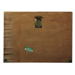1968 Augusta National Golf Club Masters Player Gift - Aeiral Map Laminated on Wood