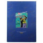 Multi-Signed 1988 Doug Sanders Kingwood Celebrity Classic Matted Poster JSA ALOA