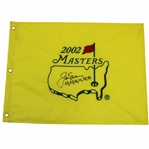 Jack Nicklaus Signed 2002 Masters Embroidered Flag with Years Won JSA ALOA