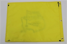 Jack Nicklaus Signed 2002 Masters Embroidered Flag with Years Won JSA ALOA
