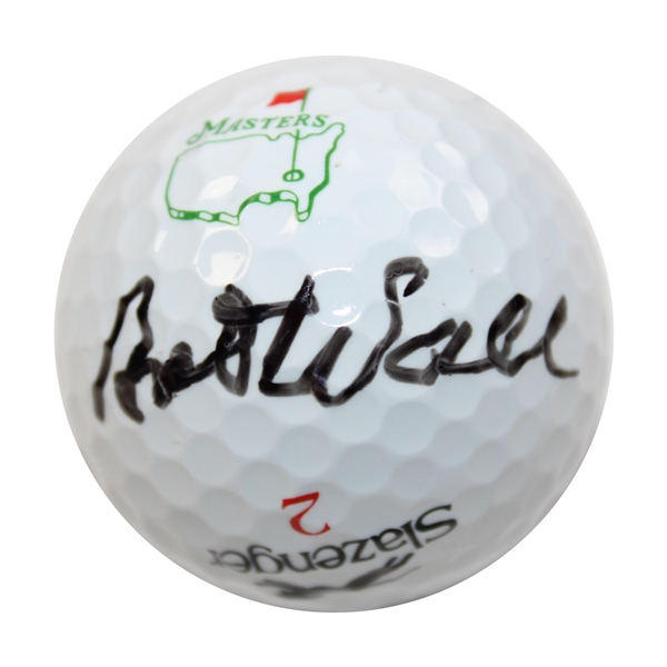 Art Wall Signed Slazenger Masters Logo Golf Ball JSA ALOA
