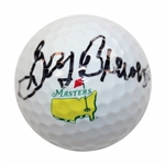 Gay Brewer Signed Titleist Masters Logo Golf Ball JSA ALOA