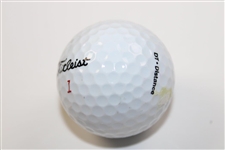 Gay Brewer Signed Titleist Masters Logo Golf Ball JSA ALOA