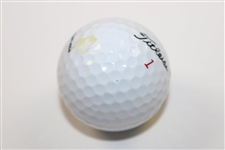 Gay Brewer Signed Titleist Masters Logo Golf Ball JSA ALOA