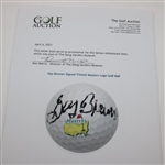 Gay Brewer Signed Titleist Masters Logo Golf Ball JSA ALOA