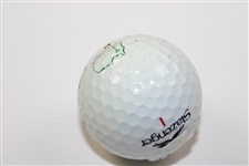 Gay Brewer Signed Slazenger Masters Logo Golf Ball JSA ALOA