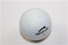 Gay Brewer Signed Slazenger Masters Logo Golf Ball JSA ALOA