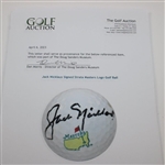 Jack Nicklaus Signed Strata Masters Logo Golf Ball JSA ALOA