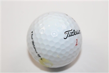 Fred Couples Signed Titleist Masters Logo Golf Ball JSA ALOA