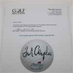Fred Couples Signed Titleist Masters Logo Golf Ball JSA ALOA