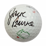 Jack Burke Signed Slazenger Masters Logo Golf Ball JSA ALOA