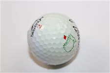 Jack Burke Signed Slazenger Masters Logo Golf Ball JSA ALOA