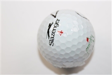 Arnold Palmer Signed Slazenger Masters Logo Golf Ball JSA ALOA