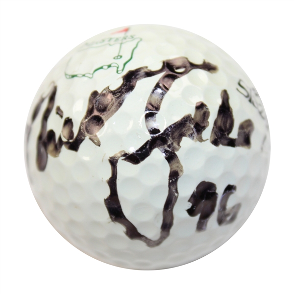 Nick Faldo Signed Slazenger Masters Logo Golf Ball with 96 JSA ALOA