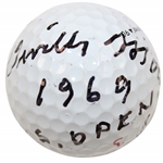 Orville Moody Signed Titleist Logo Golf Ball with 1969 US Open JSA ALOA