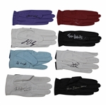 Thomson, Nagle, Hamilton & Five (5) other The Open Winners Signed Gloves JSA ALOA