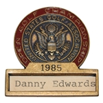 1985 US Open at Oakland Hills Contestant Badge - Danny Edwards