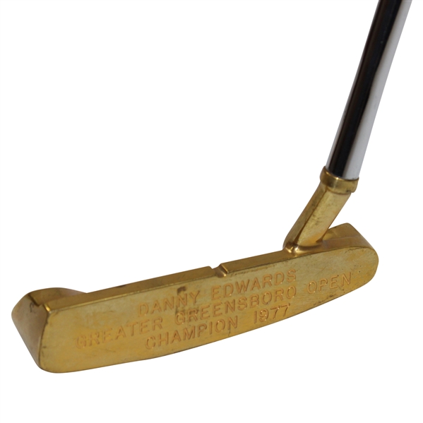 Champion Danny Edwards Gold Plated PING Putter for 1977 Greater Greensboro Open Win