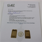 Danny Edwards' Personal 1994 PGA Tour Member Money Clips/Badges with Pin