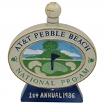 1986 1st Annual AT&T Pebble Beach National Pro-Am Ltd Ed Decanter - Danny Edwards Collection