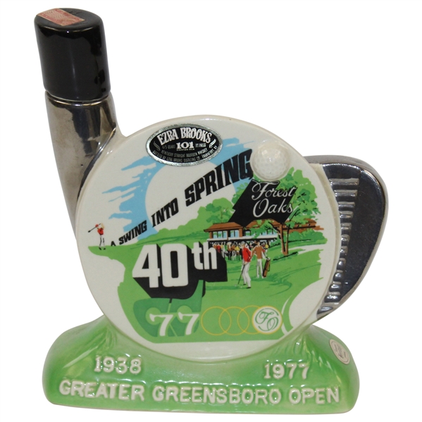 1938-1977 Greater Greensboro Open Swing Into Spring Decanter - Danny Edwards Collection