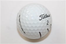 Jordan Spieth Signed Titleist Golf Ball JSA #AJ28257
