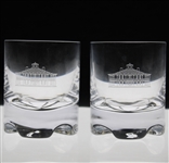 Pair of Augusta National Golf Club Clubhouse Rocks Glasses
