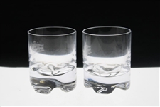 Pair of Augusta National Golf Club Clubhouse Rocks Glasses