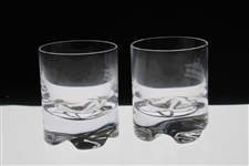 Pair of Augusta National Golf Club Clubhouse Rocks Glasses