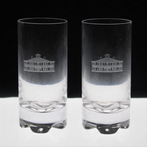 Pair of Augusta National Golf Club Clubhouse Drinking Glasses