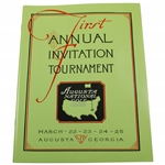 1934 Annual Invitation Tournament (First Masters) Reproduction Program