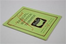 1934 Annual Invitation Tournament (First Masters) Reproduction Program