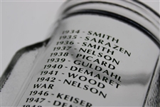 Masters Champions Commemorative Golf Bag Themed Drinking Glass - 1934-1992