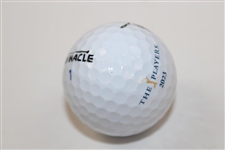 Adam Scott Signed Pinnacle Players Championship Logo Golf Ball JSA ALOA