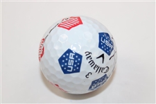 Xander Schaufele Signed Callaway USA Logo Golf Ball JSA ALOA