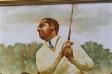 Original Oil on Linen Walter Hagen 'The Haig' Painting by Artist Robert Fletcher - Framed