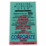 1996 Greater Milwaukee Open Series Ticket - Tigers Professional Debut!