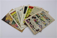 Lot of Seven (7) 1970s Comics Including Walt Disney Showcase