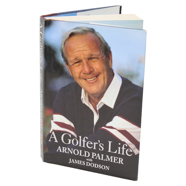 Arnold Palmer Signed 1999 A Golfers Life 1st Ed. Book JSA AlOA