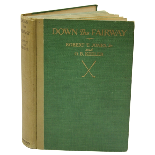 1927 1st Edition Bobby Jones Down The Fairway Book