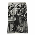1929 Walter Hagen Receiving Claret Jug Photo