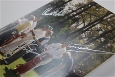 Nicklaus, Palmer & Norman Signed Masters Photo JSA ALOA