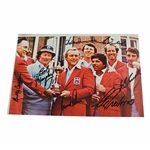 Palmer, Trevino, Irwin & Others Signed Ryder Cup Photo JSA ALOA