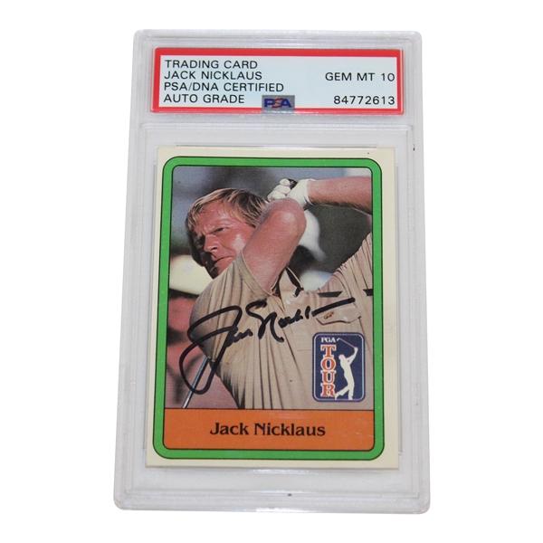 Jack Nicklaus Signed Rookie Card PSA# 84772613