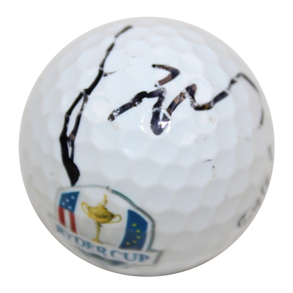 Jordan Spieth Signed Ryder Cup Logo Golf Ball PSA#AM10211