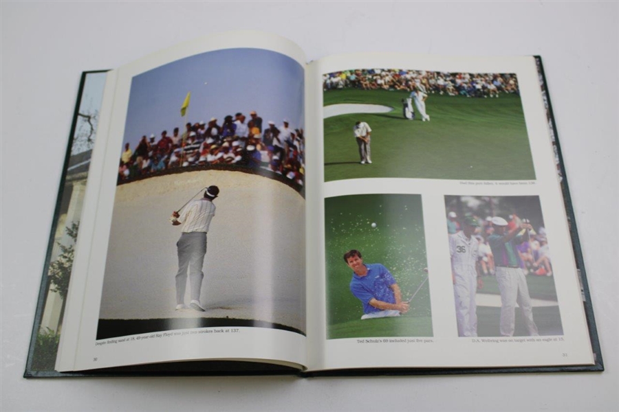 Fred Couples Signed 1992 Masters Tournament Green Annual Book JSA ALOA