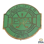 1953 PGA Championship at Birmingham CC Contestant Badge - Walter Burkemo Winner