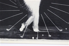 1938 Bobby Jones High Speed Swing Study MIT Edgerton Strobe Driver Postcard